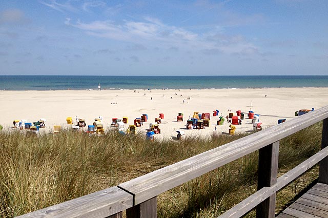 Strand auf der Insel Juist